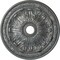 Ekena Millwork Flagstone Ceiling Medallion (Fits Canopies up to 3 7/8"), 30"OD x 3 7/8"ID x 3 1/4"P, Platinum CM30FLPLS - alternate 1